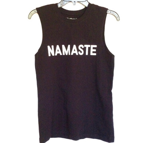 Tops - Namaste Black tank top